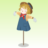 お庭のカカシ（ガール）
